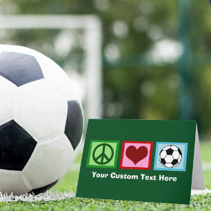 Anpassningsbar Fotbolls-Gröntens jul Helgkort