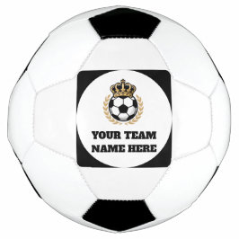 Anpassningsbar fotbollslag fotboll King-logotyp