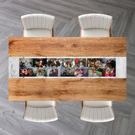 Anpassningsbar Foto Collage Family Namn 14-familje