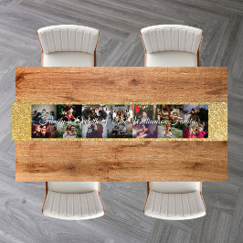 Anpassningsbar Foto Collage Family Namn 14-familje