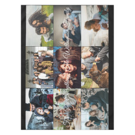 Anpassningsbar Foto Collage Family Namn 9-familjen