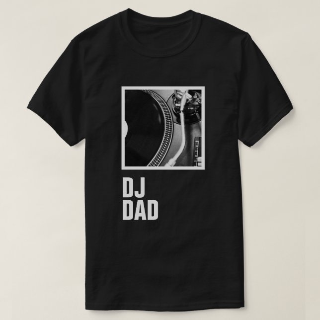 Anpassningsbar Foto DJ T-Shirt (Design framsida)
