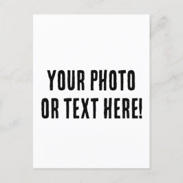 Anpassningsbar Foto eller text Vykort