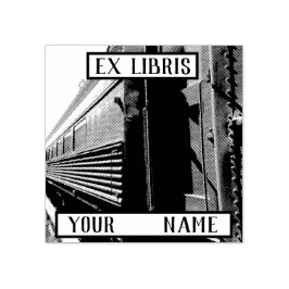 Anpassningsbar Foto Ex Libris Bookplate Stämpel