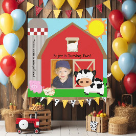 Anpassningsbar Foto Farm Birthday-inbjudningar Inbjudningar