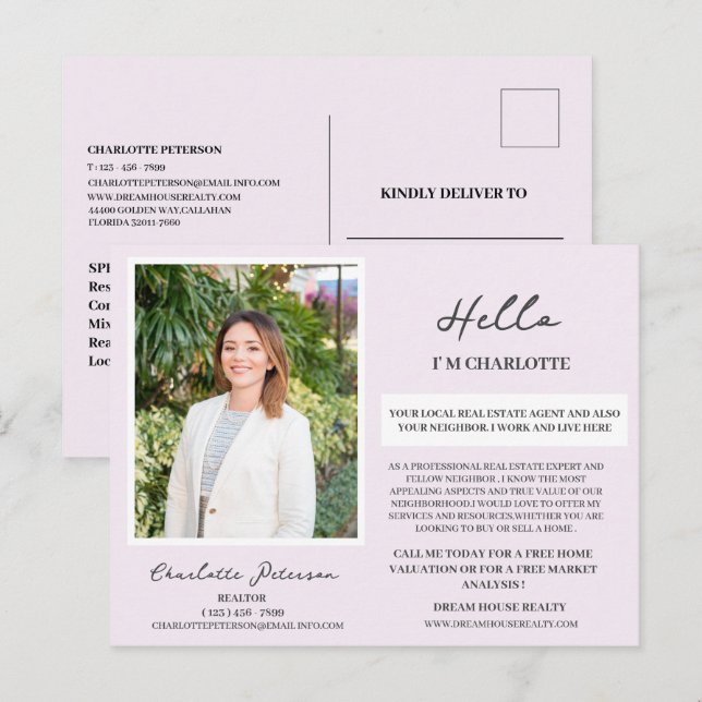 Anpassningsbar Foto för ditt grannskap Universalt  Vykort (Fram/baksida)