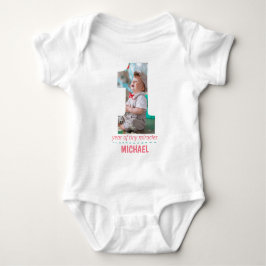 anpassningsbar-FOTO FÖR FÖRSTA BIRTHDADAGEN-BARNKL T Shirt