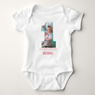 anpassningsbar-FOTO FÖR FÖRSTA BIRTHDADAGEN-BARNKL T Shirt