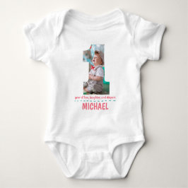 anpassningsbar-FOTO FÖR FÖRSTA BIRTHDADAGEN-BARNKL T Shirt