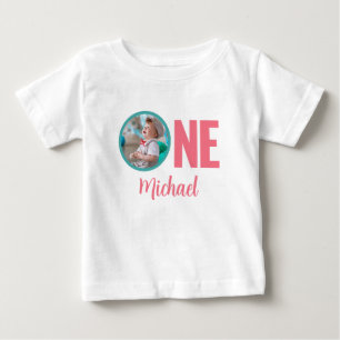 anpassningsbar-FOTO FÖR FÖRSTA BIRTHDADAGEN-BARNKL T Shirt