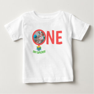 anpassningsbar-FOTO FÖR FÖRSTA BIRTHDADAGEN-BARNKL T Shirt
