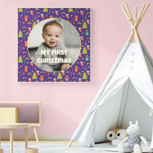 Anpassningsbar Foto Första julklapp för dotter