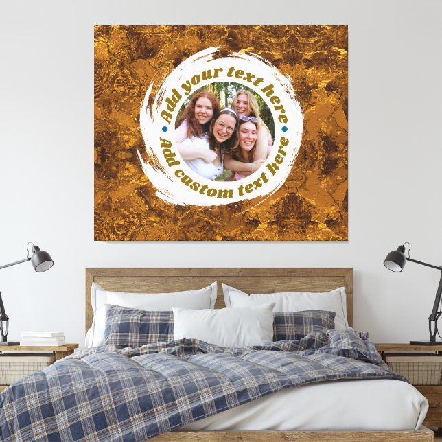 Anpassningsbar Foto-Image-Message-Text | Helt redi Canvastryck (Insitu (sovrum))