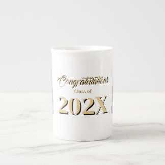 Anpassningsbar Foto Klass 202X Examen Benporslin Mugg