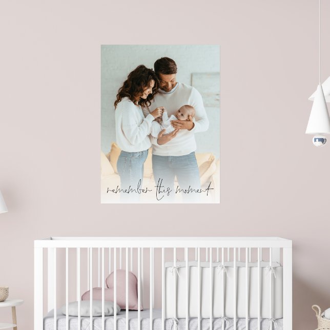 Anpassningsbar Foto kommer ihåg den aktuella nya f Poster (Barnkammare 2)