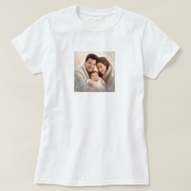 Anpassningsbar Foto (lägg till eget foto och/eller T Shirt (Design framsida)