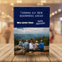 Anpassningsbar Foto Lycklig 60:e födelsedagsgåvor 