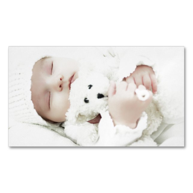 Anpassningsbar Foto Magnetiska Visitkort (Framsida)