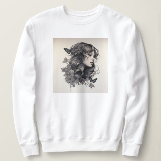 Anpassningsbar Foto Modern Mamma Mors dag Sweatshi T Shirt (Design framsida)