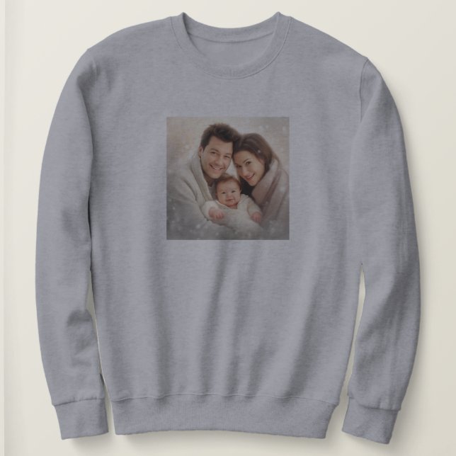 Anpassningsbar Foto Modern Mamma Mors dag Sweatshi T Shirt (Design framsida)