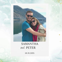 Anpassningsbar Foto Modern upplöst Bröllop