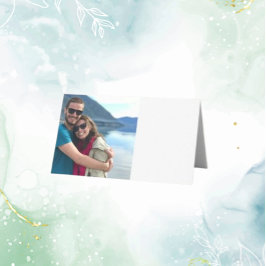 Anpassningsbar Foto Modern upplöst Bröllop Placeringskort