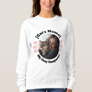Anpassningsbar Foto och Namn för Cat Lovers T Shirt
