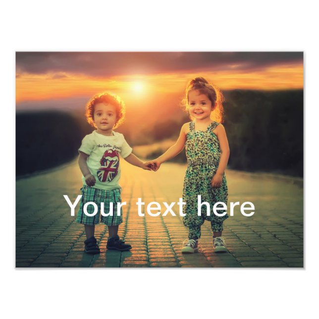 Anpassningsbar Foto och text (Framsidan)