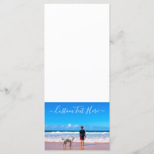 Anpassningsbar Foto och text - din egen design - M Meny