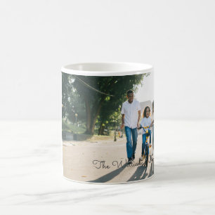 Anpassningsbar Foto och text Kaffemugg