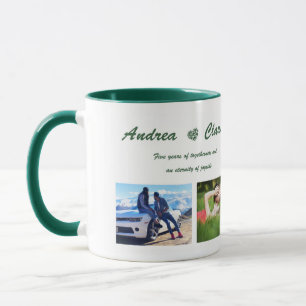 Anpassningsbar, foto och text, mugg, Personlig, mu Mugg
