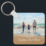 Anpassningsbar Foto- och textnyckelkedja med din f Nyckelring<br><div class="desc">Anpassningsbar Foto och text - Unik din egen design - Personlig-familj/vänner eller personlig gåva - Lägg till text och foto - Ändra storlek och flytta inslag med anpassning verktyg!</div>