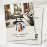 Anpassningsbar Foto QR-Professionell för Social-me<br><div class="desc">Skapa en professionell och en modern affärsflygare med två foton i anpassningsbarna på framsidan och personligen, plus en skannerbar QR-kod på baksidan för enkelt nätverksarbete. Perfekt för konstruktörer, fotografer, konstnärer, mode-formgivare och andra professioneller i kreativ tittar att göra ett bestående intryck. Utöka ditt företag med personlig-flygare och professionell-affärsvaror i dag...</div>