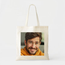 Anpassningsbar Foto Tote Bag - Personlig Photo Pri