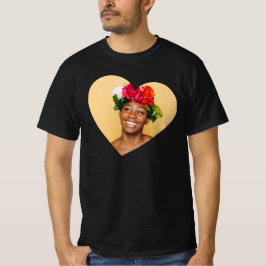 ANPASSNINGSBAR FOTO | VALENTINS DAG | HJÄRTA T SHIRT