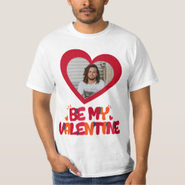 ANPASSNINGSBAR FOTO | VALENTINS DAG | Kön neutralt T Shirt