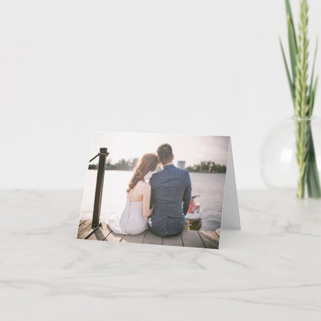 Anpassningsbar Fotoanteckning Kort (Framsida)