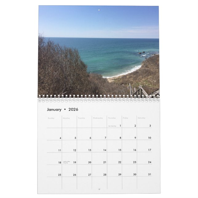Anpassningsbar fotobild bild personlig kalender (Jan 2026)