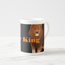 Anpassningsbar Fotobildtext Kung Lejon