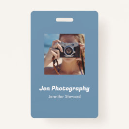 Anpassningsbar fotoblå foto