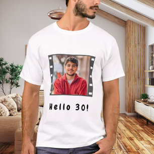Anpassningsbar fotofilm hej killes manar t shirt
