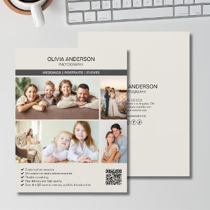 Anpassningsbar Fotogalleriet Fotografer Business Reklamblad