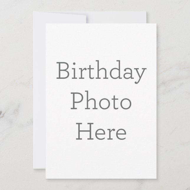 Platt inbjudan, Storlek: 12,7 x 17,8 cm, Papper: Signature matt, Hörn: Kvadrat, Kuvert: Vit, Tryckkvalitet: Standard (Framsida)