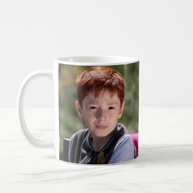 Anpassningsbar Fotokaffe Mugg (Vänster)