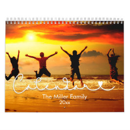 Anpassningsbar Fotokalender, redigerbar kalender