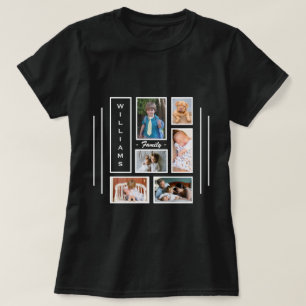 Anpassningsbar Fotokollage Design Kvinnor T Shirt