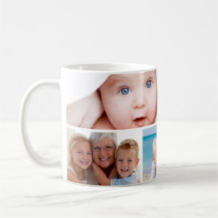 Anpassningsbar Fotokollage Kaffemugg