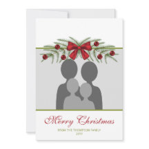 Anpassningsbar Fotomall med julgranar