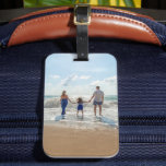 Anpassningsbar Fotomodern Bagagebricka<br><div class="desc">Anpassningsbar Photo Modern Luggage Tag. Upptäck den ultimata personligen bagagetagg! Öka din resupplevelse med vår fantastiska, anpassade fotoresetagg, som kombinerar praktisk och hjärtslitande minnen i ett enastående tillbehör. Vårt bagagemärke är noggrant utformat med särskild uppmärksamhet på detaljer, vilket garanterar livslängd och hållbarhet. Det som verkligen gör bagagetaggen isär är förmågan...</div>