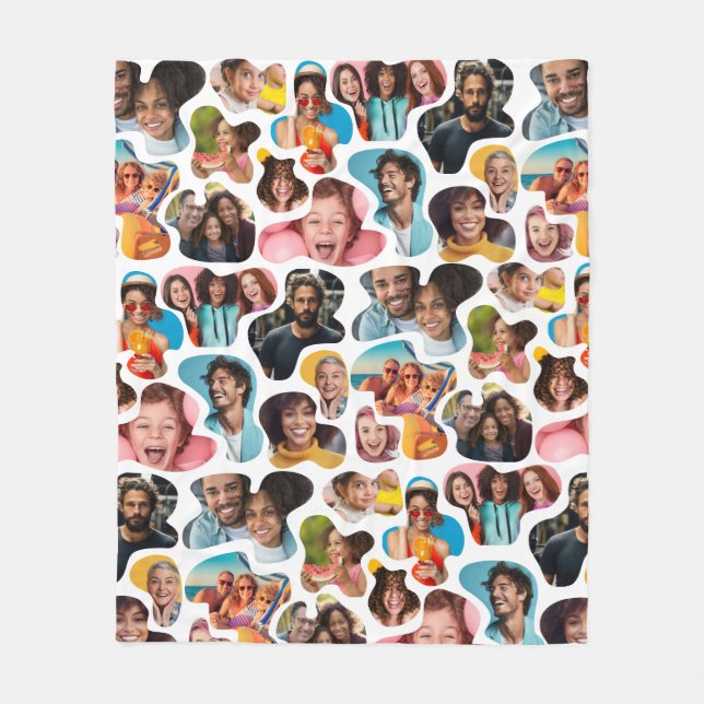 Anpassningsbar Fotomodern kamouflage Fleecefilt (Framsidan)